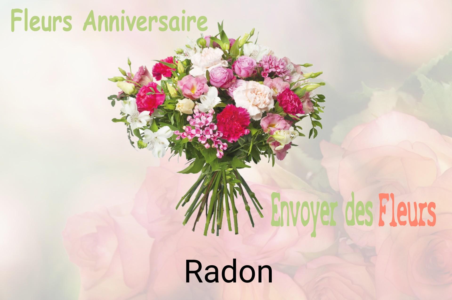 Bouquet de fleurs d’anniversaire livré à Radon